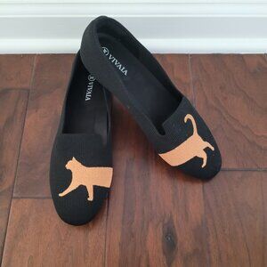 NWOB Vivaia Black Cat Shoe, US Size 6.5